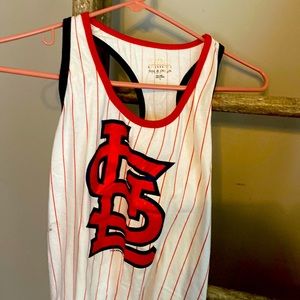 Small woman’s,Cardinals tank top. Used good condition.